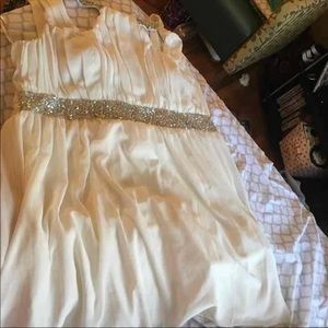White prom dress